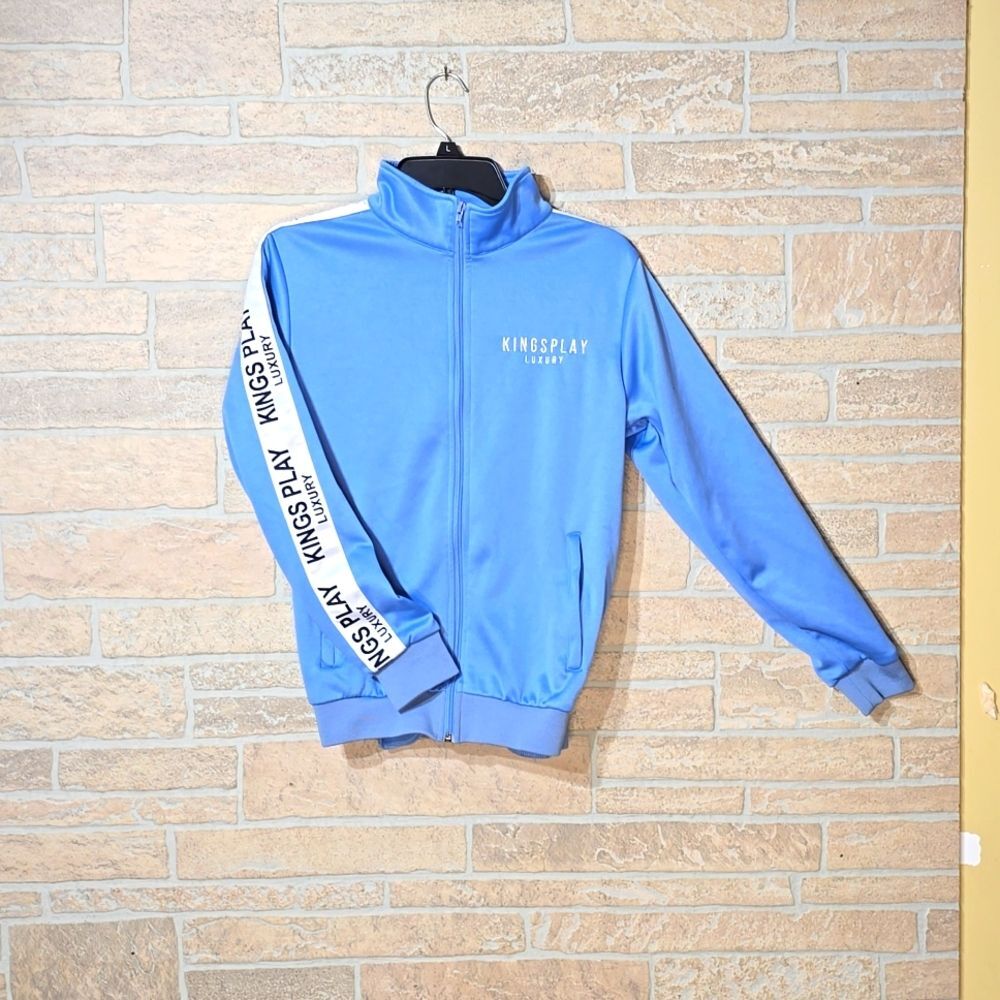 KINGSPLAY TRACK SUIT LIGHT BLUE ZIP - Picture 6 of 12